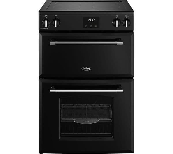 BELLING Farmhouse 60Ei Electric Induction Cooker - Black & Chrome - Image 1