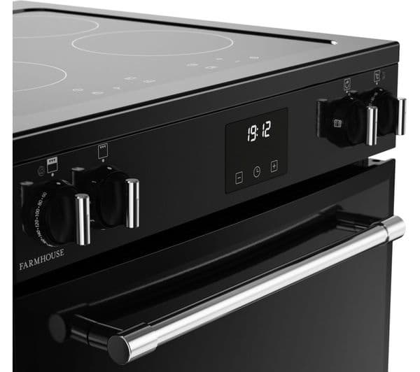 BELLING Farmhouse 60Ei Electric Induction Cooker - Black & Chrome - Image 5