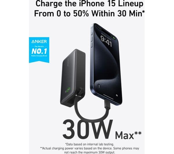 Anker Nano 10000mAh Power Bank Black - Image 7