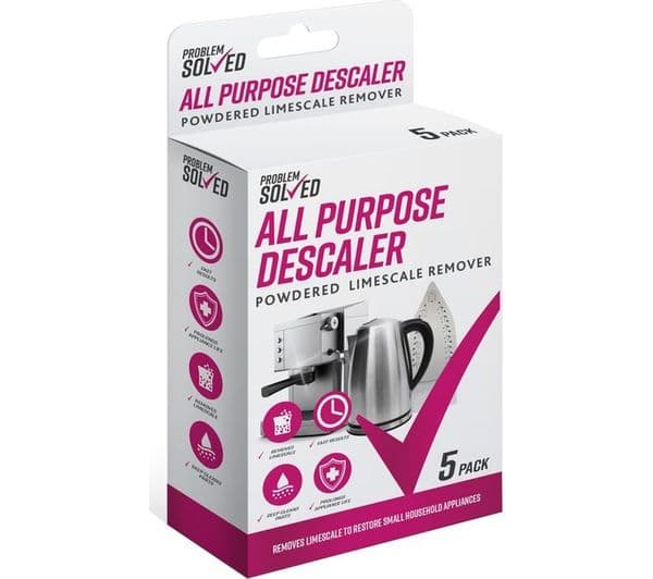 PROBLEM SOLVED Descaler Sachets, Pack of 5 - Image 1