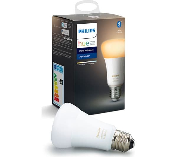 PHILIPS HUE White Ambiance Bluetooth LED Bulb - E27 - Image 1
