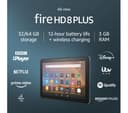 AMAZON Fire HD 8 Plus Tablet (2020) - 64 GB, Black thumbnail 3