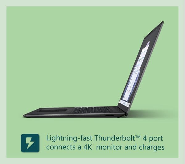Microsoft Surface Laptop 5 15" Intel Core i7 16GB 512GB Black - Image 2