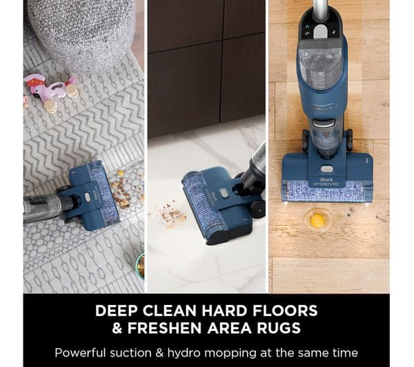 SHARK HydroVac WD210UK Cordless Hard Floor Cleaner - Grey - Image 3