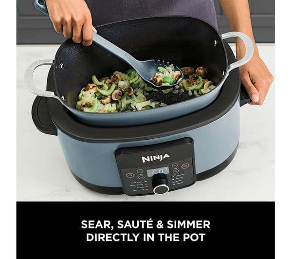 Ninja Foodi PossibleCooker MC1001UK 8-in-1 Slow Cooker - Sea Salt Grey - Image 3