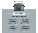 Ninja Foodi PossibleCooker MC1001UK 8-in-1 Slow Cooker - Sea Salt Grey thumbnail 6