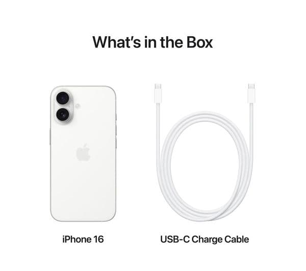 Apple iPhone 16 - 256 GB, White - Image 9