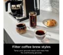 Ninja Prestige DualBrew System CFN802UK Pod & Filter Coffee Machine - Stainless Steel & Black thumbnail 5
