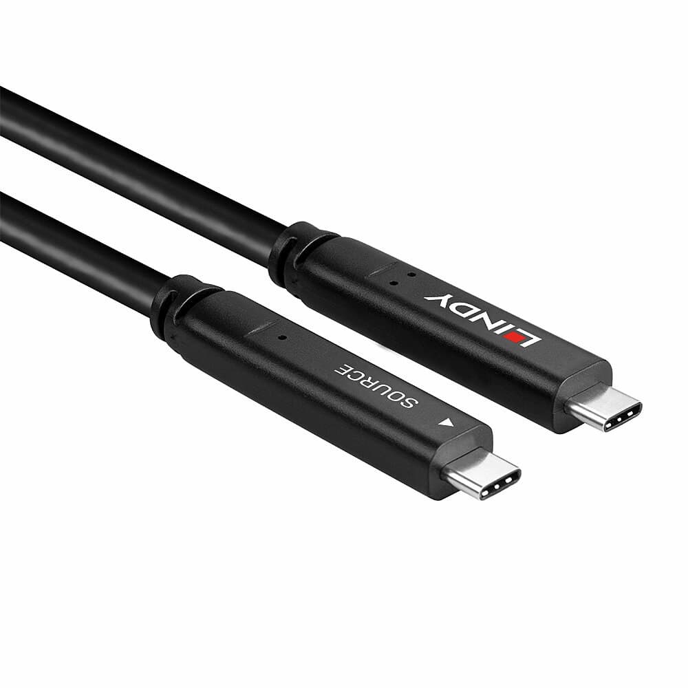 Lindy 8m USB 3.2 Gen 1 and DP 1.4 Type C Hybrid Cable - Image 3