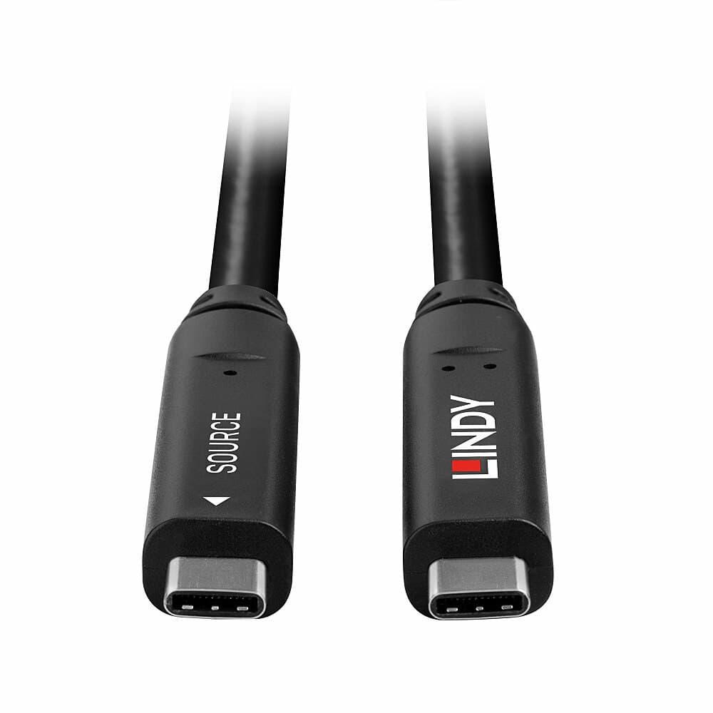 Lindy 8m USB 3.2 Gen 1 and DP 1.4 Type C Hybrid Cable - Image 4