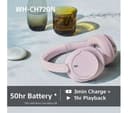 Sony WH-CH720N Wireless Noise Cancelling Over-Ear Headphones - Pink thumbnail 10