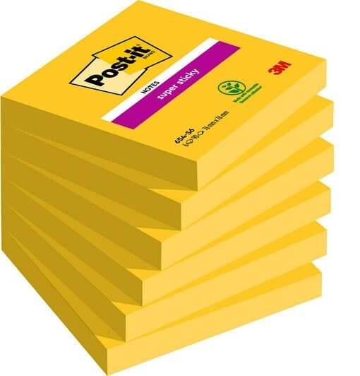 3M 7100174970 note paper Square Yellow 90 sheets Self-adhesive - Image 1