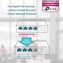 TP-Link TL-SG1005P 5-Port Gigabit PoE+ Unmanaged Switch thumbnail 4