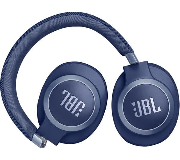 JBL Live 770NC Wireless Over-Ear Noise Cancelling Headphones - Blue - Image 7