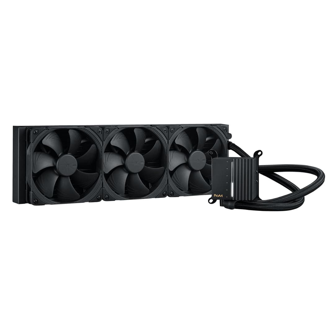 ASUS ProArt LC 420 AIO Liquid CPU Cooler - 420mm Radiator, 3x Noctua NF-A14 industrialPPC-2000 PWM 140mm Fans, Black - Image 5
