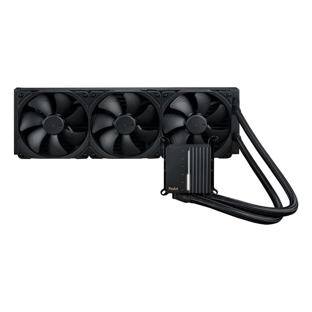 ASUS ProArt LC 420 AIO Liquid CPU Cooler - 420mm Radiator, 3x Noctua NF-A14 industrialPPC-2000 PWM 140mm Fans, Black - Image 6