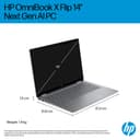 HP OmniBook X FlipNGAI 14-fm0005na Intel® Core Ultra 5 226V 16GB RAM 512GB SSD 14" Touchscreen 2K Windows 11 Home 2-in-1 Copilot+ Laptop thumbnail 8