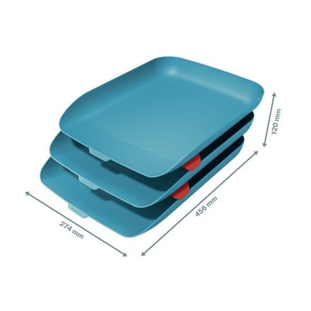 Leitz Cosy Letter Tray, Set of 3 - Image 3