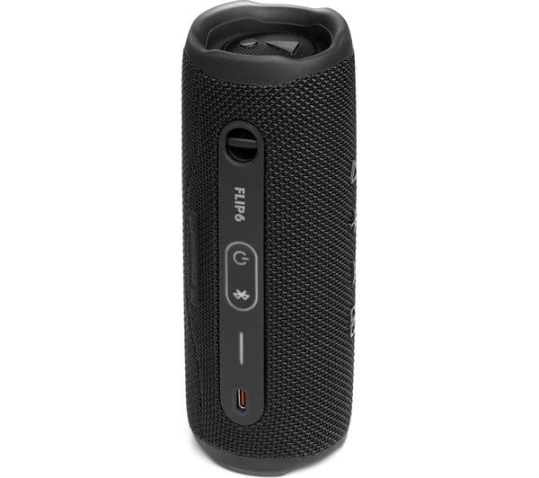 JBL Flip 6 Portable Waterproof Bluetooth Speaker - Black - Image 4