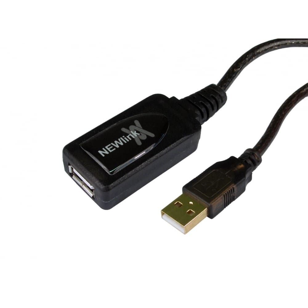 NEWLink booster piombo cavo prolunga ripetitore attivo USB 2.0 da A maschio ad A Femmina - Image 1