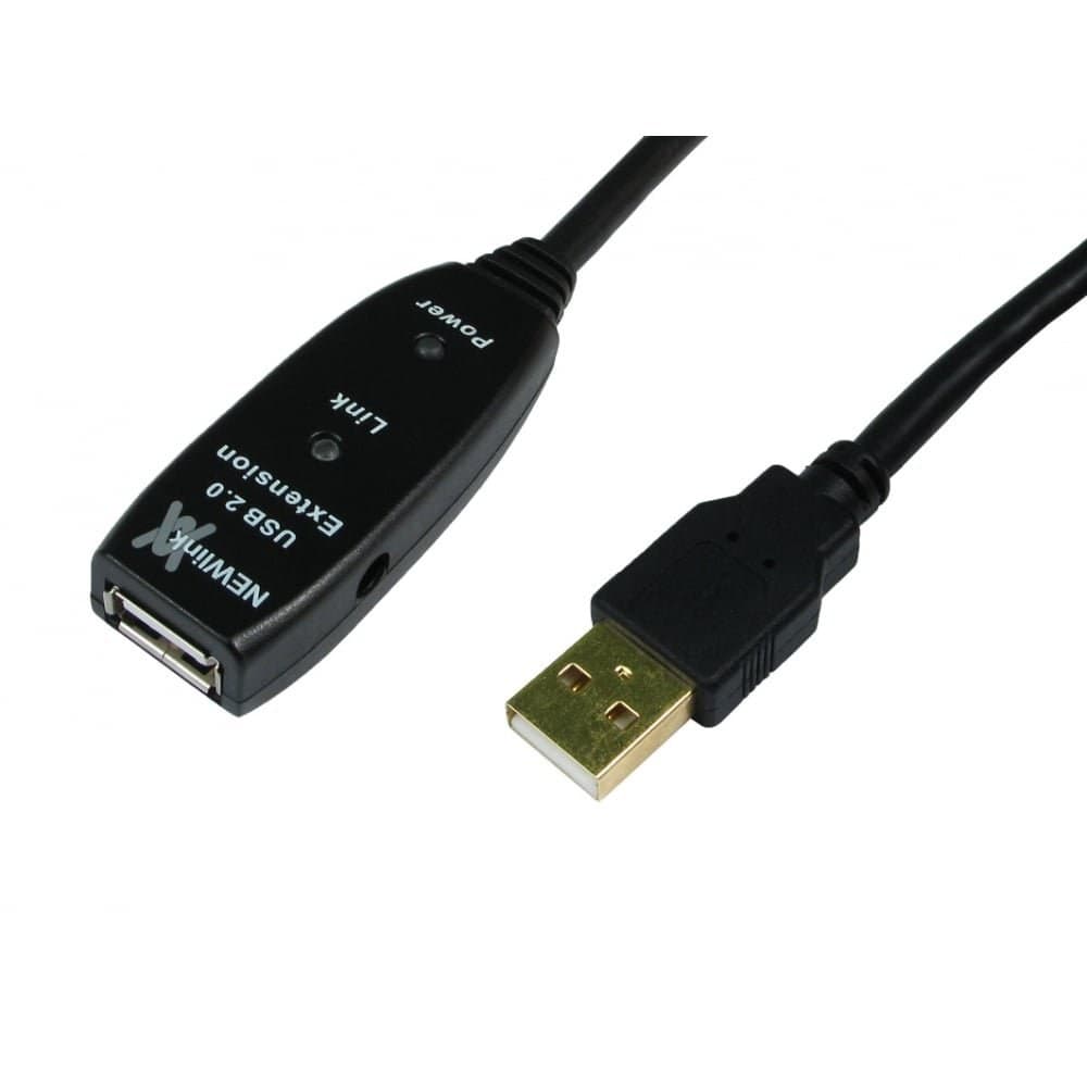 NEWLink booster piombo cavo prolunga ripetitore attivo USB 2.0 da A maschio ad A Femmina - Image 4