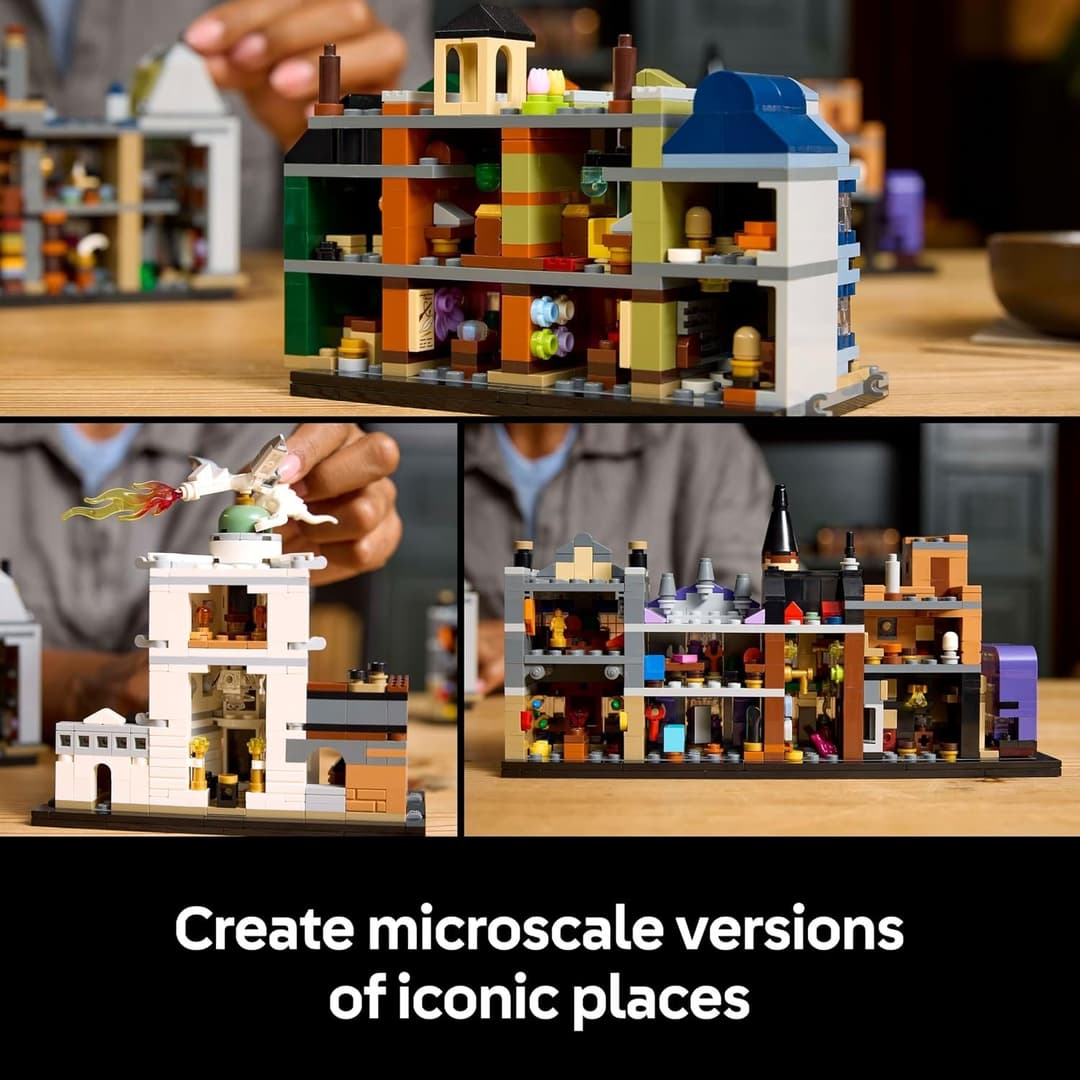 LEGO Harry Potter Diagon Alley Wizarding Shops 76444 2,750 Pieces Building Set - Multicolour - Image 3