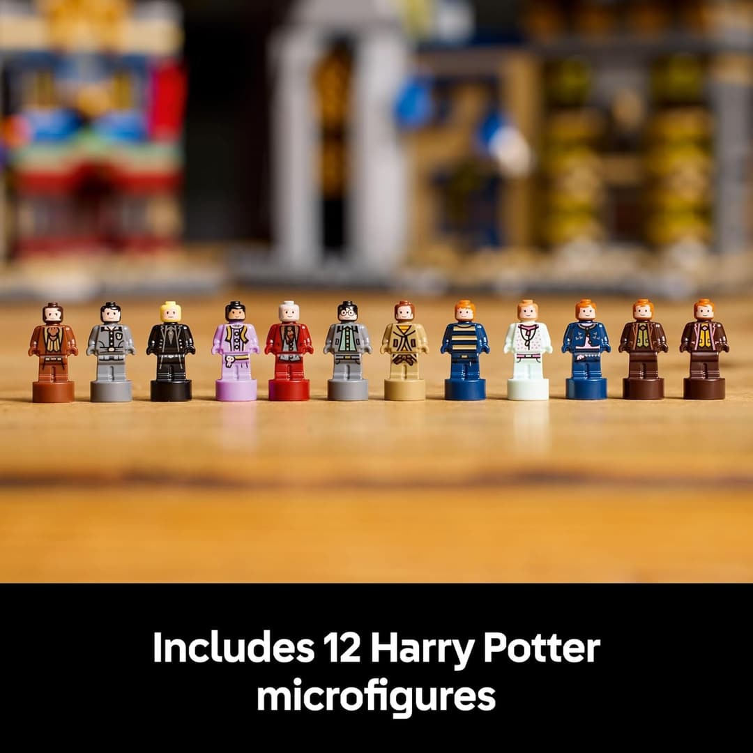 LEGO Harry Potter Diagon Alley Wizarding Shops 76444 2,750 Pieces Building Set - Multicolour - Image 5