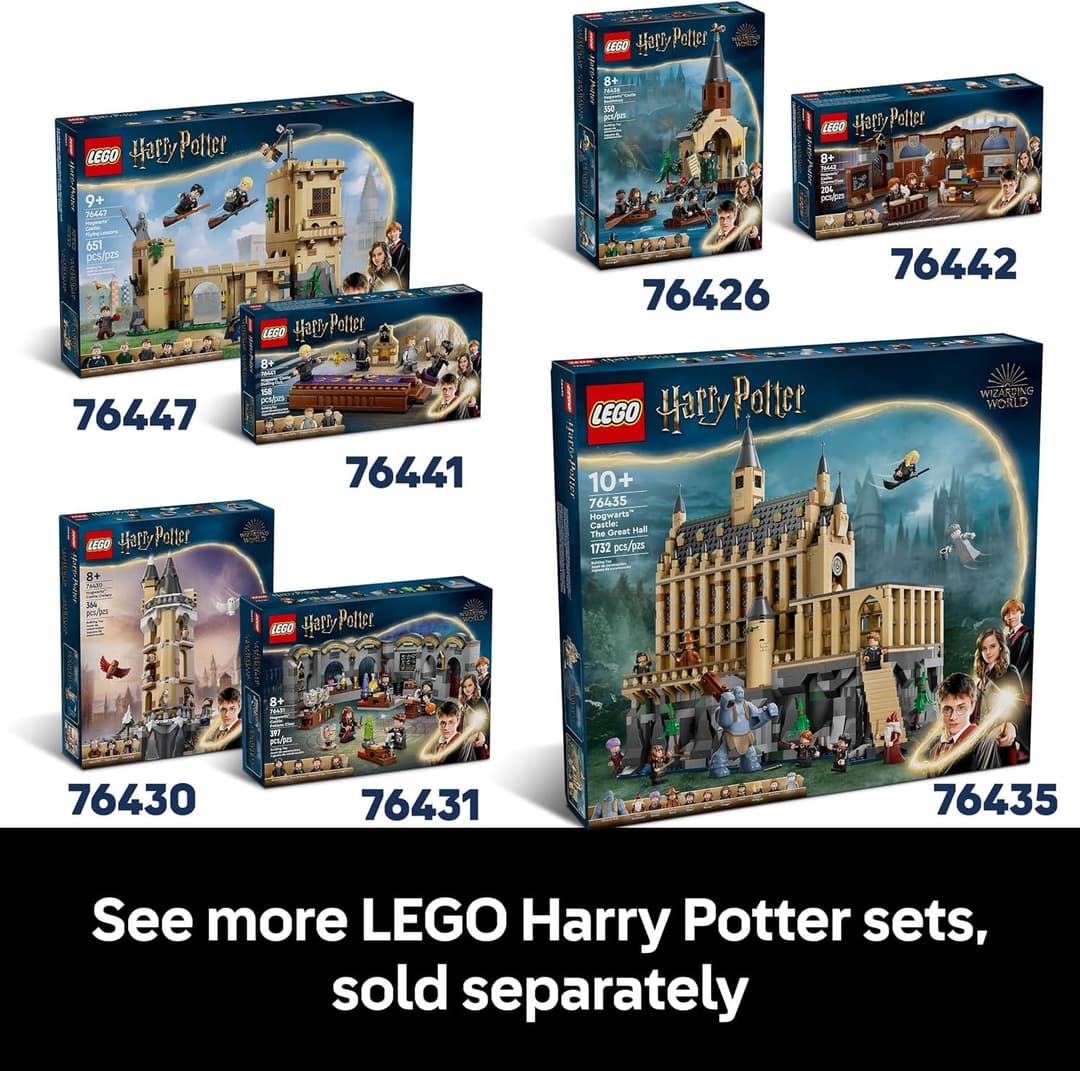 LEGO Harry Potter Diagon Alley Wizarding Shops 76444 2,750 Pieces Building Set - Multicolour - Image 7
