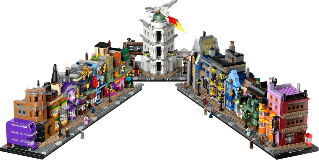 LEGO Harry Potter Diagon Alley Wizarding Shops 76444 2,750 Pieces Building Set - Multicolour - Image 10