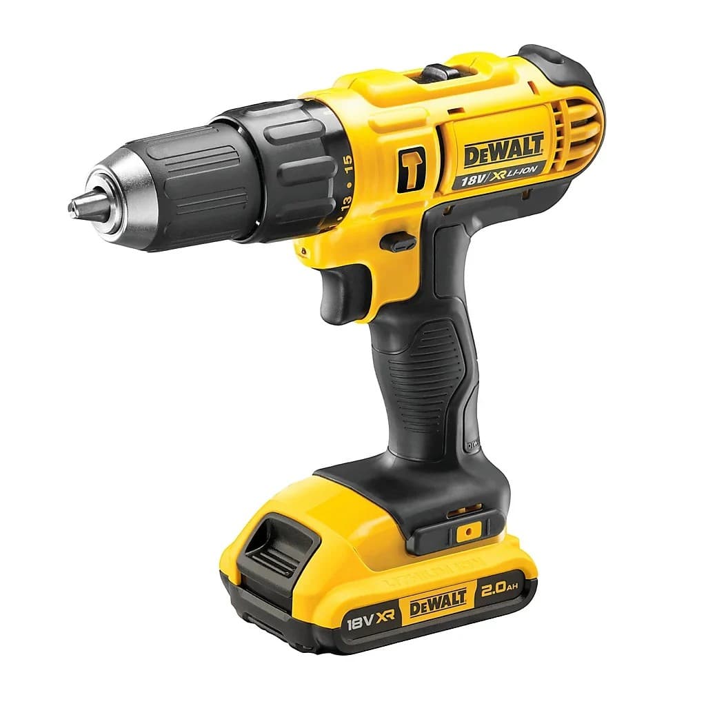 DeWalt DCD776D1T-GB XR 18V Cordless Combi Drill 1x 2.0Ah Battery, Charger & TSTAK Case - Image 2