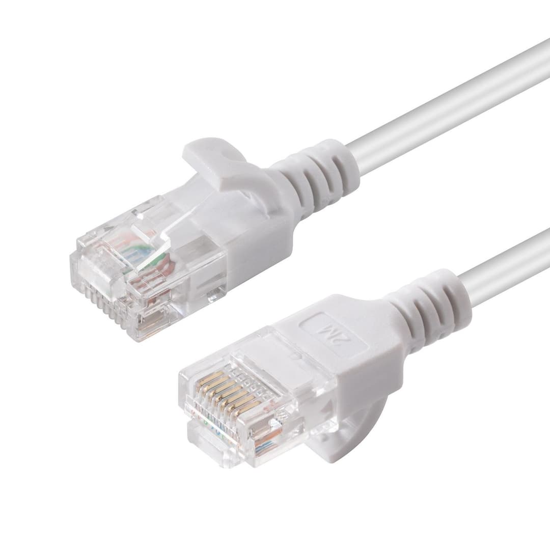 U/UTP CAT6A Slim 1.5M White - Image 1