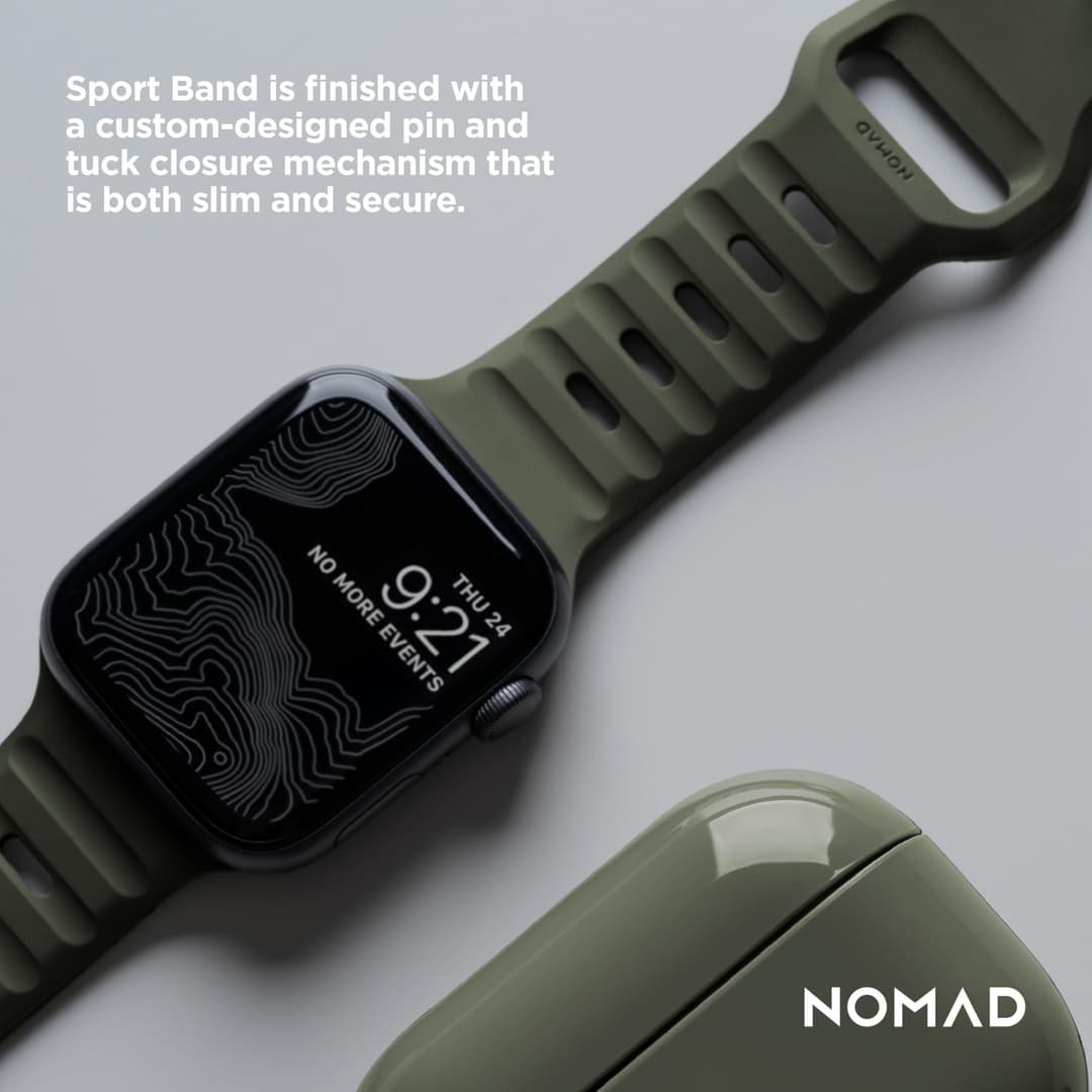 NOMAD Sport Band NM01132585 Replacement Watch Band - Ash Green - Image 7