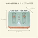 Haden 206800 Dorchester Kettle, Toaster & Microwave - Sage thumbnail 4