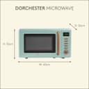 Haden 206800 Dorchester Kettle, Toaster & Microwave - Sage thumbnail 6
