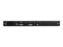 StarTech.com RKCOND17HD Dual Rail 1U Rackmount KVM Console 17.3" Full HD 1080p Single Port DVI/VGA USB Black thumbnail 3