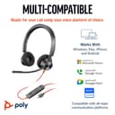 Poly Blackwire 3320 Stereo Microsoft Teams Certified USB-C Headset thumbnail 5