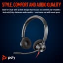Poly Blackwire 3320 Stereo Microsoft Teams Certified USB-C Headset thumbnail 7