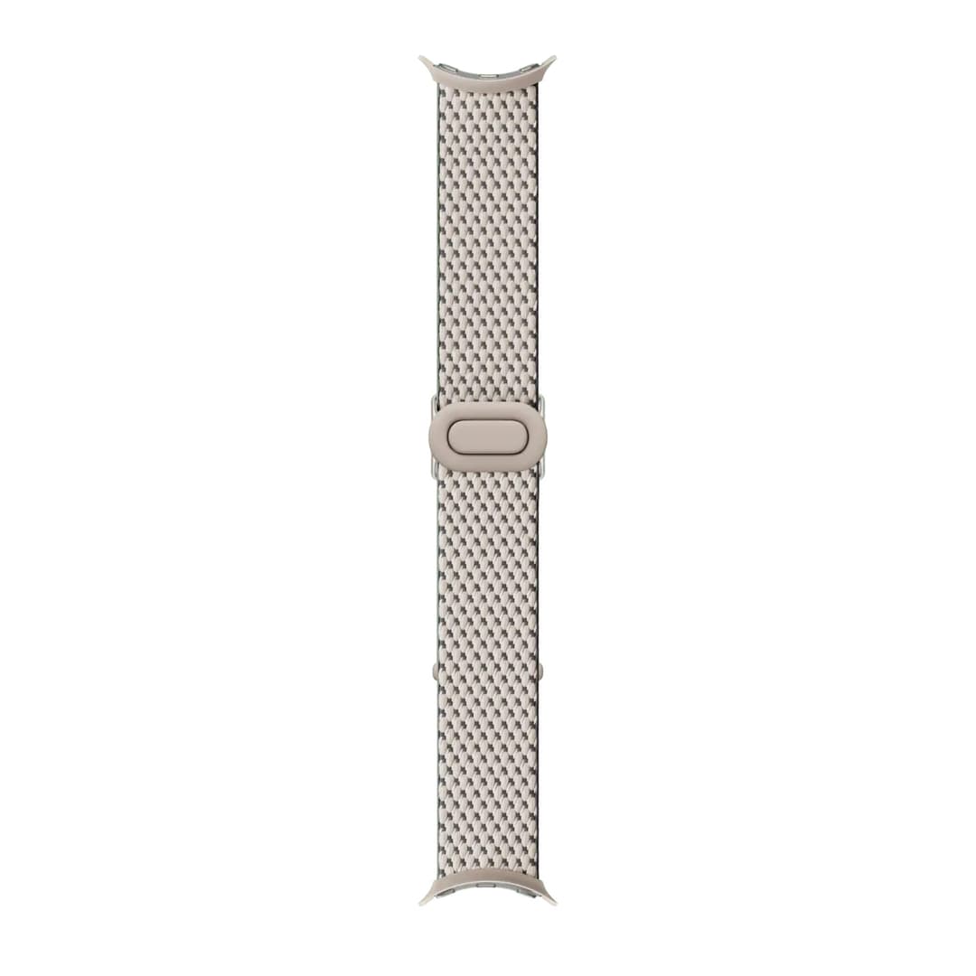 Google Pixel Watch 3 45mm Woven Band fits 140-215mm Wrists - Porcela - Image 1