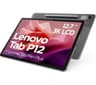 Lenovo Tab P12 12.7 Inch 128GB WiFi Tablet with Sleeve - Storm Grey