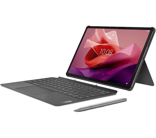 Lenovo Tab P12 12.7 Inch 128GB WiFi Tablet with Sleeve - Storm Grey - Image 3