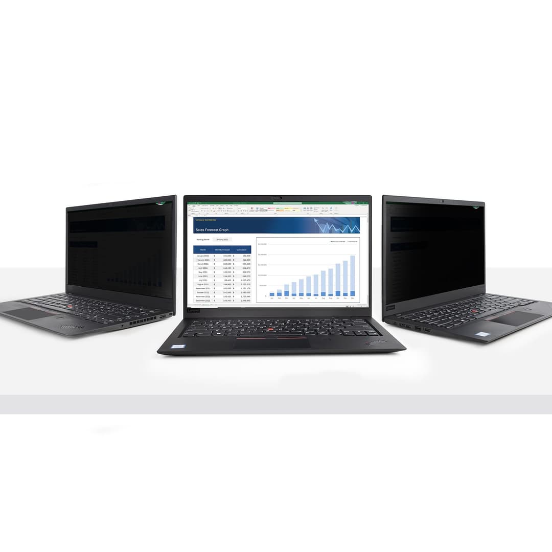 StarTech.com 13.3in Laptop Privacy Screen - Anti-Glare Privacy Filter for Widescreen (16:9) Displays - Laptop Monitor Screen Protector with 51% Blue Light Reduction - Reversible Matte/Glossy Sides - Image 2
