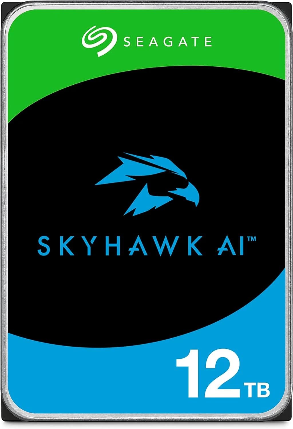 Seagate SkyHawk AI 3.5" SATA III 7200RPM 512MB Cache Surveillance HDD 12TB