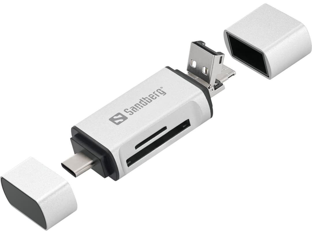 Card Reader USB-C+USB+MicroUSB - Image 1