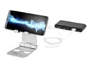 StarTech.com Phone and Tablet Stand, Foldable Universal Mobile Device Holder for Smartphones & Tablets Adjustable Multi-Angle Ergonomic Cell Phone Stand for Desk Portable, 4in to 13in - Foldable Phone Holder (USPTLSTND) - desktop stand for mobile phone, t thumbnail 4