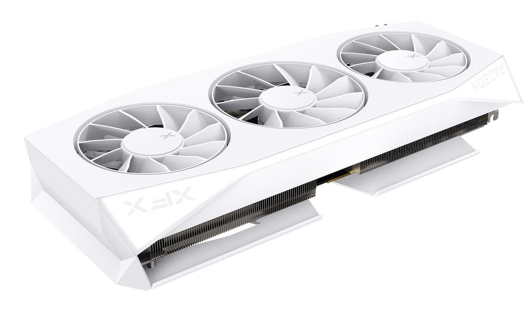 XFX Mercury Radeon RX 9060 XT OC Gaming Edition 16GB GDDR6 Graphics Card - White - Image 4