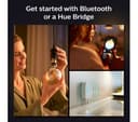 PHILIPS HUE White Ambiance Filament Smart LED Globe Bulb with Bluetooth - G93, E27, 550 Lumen, 2200-4500K thumbnail 4