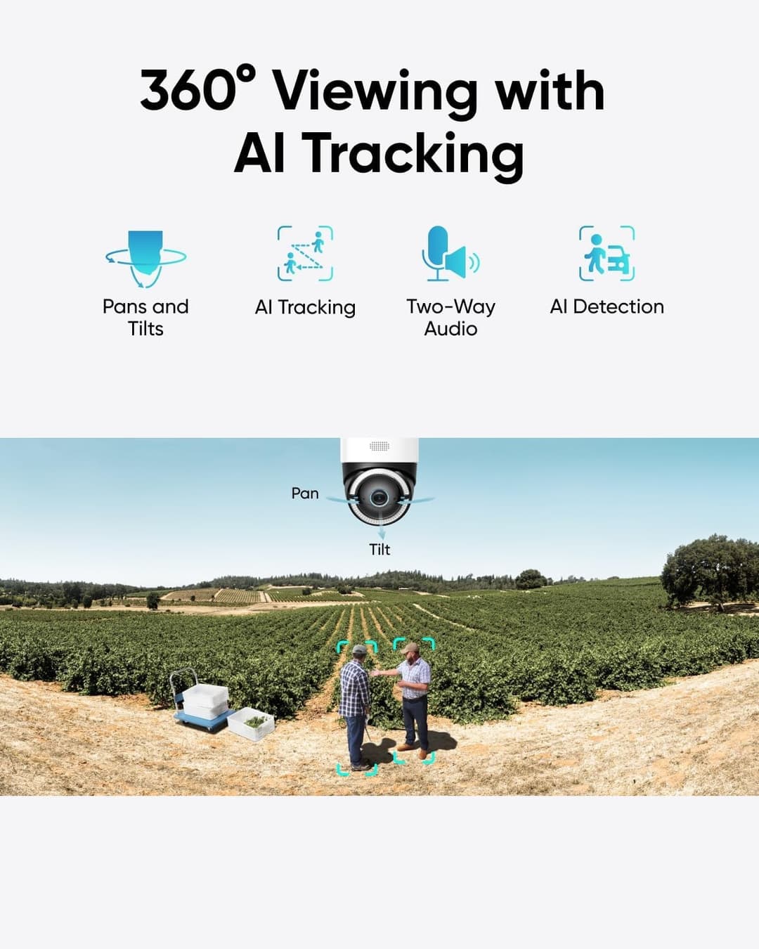eufy Security 4G LTE Cam S330 4K Solar Wireless Pan & Tilt Camera with AI Tracking - White - Image 5