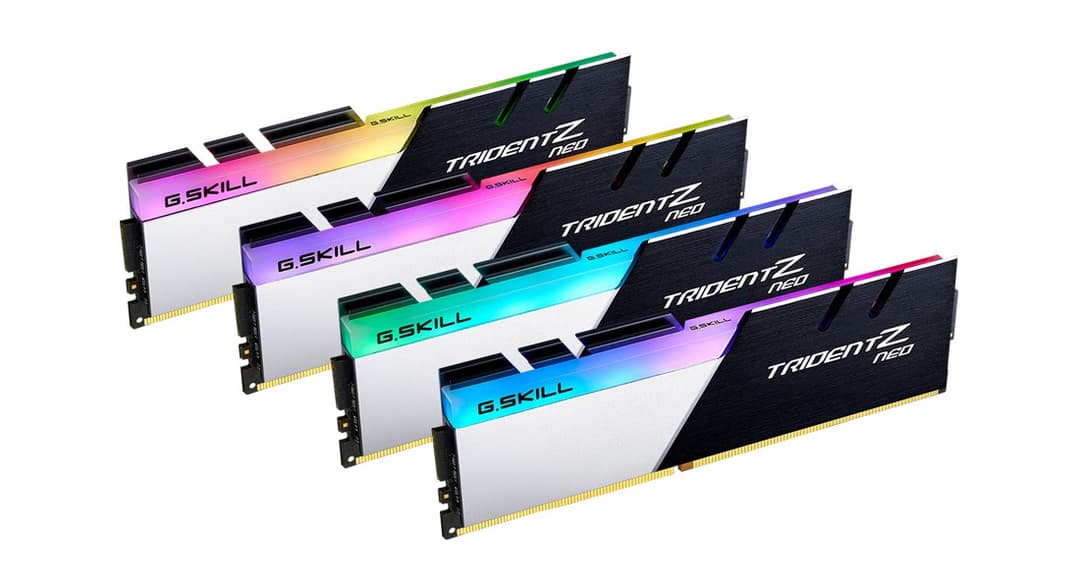 G.Skill Trident Z Neo DDR4-3000 CL16 32GB (4 x 8GB) Memory Kit - F4-3000C16Q-32GTZN - Image 1