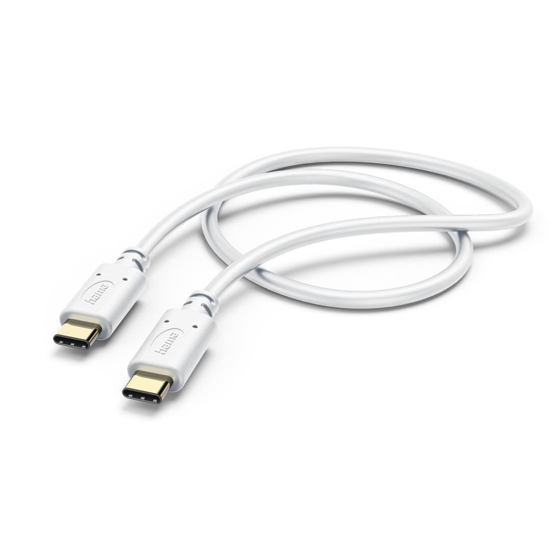 Hama USB-C to USB-C Charging Cable, 1.5 m, White - Image 2