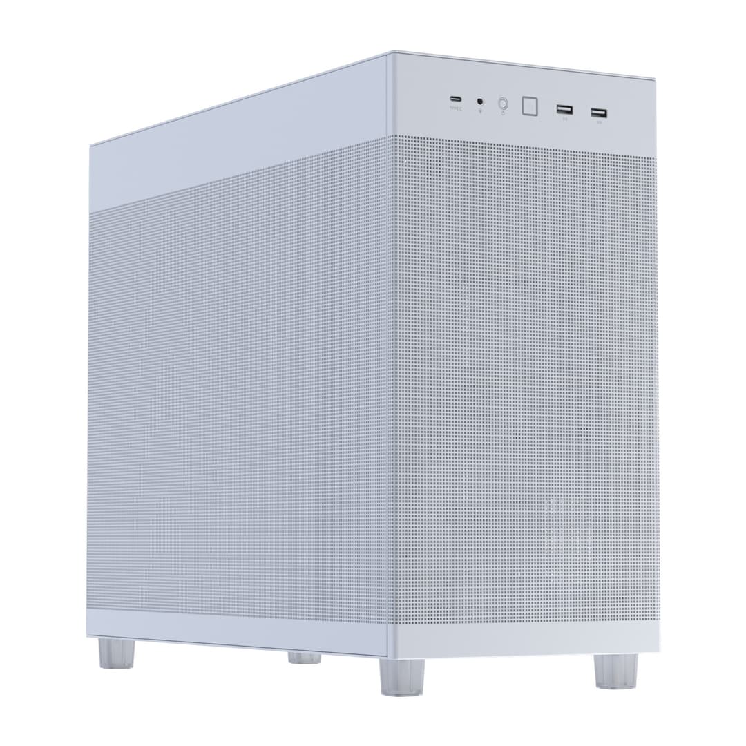 ASUS Prime AP303 Mesh Panel Mid-Tower ATX PC Case - White - Image 1